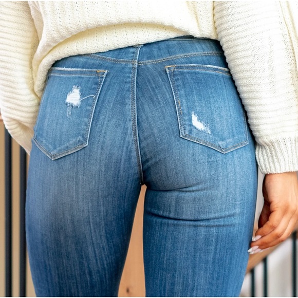 Judy Blue Catonsville Mid Rise Pull On Skinny Jegging size 13/31 - Picture 8 of 12